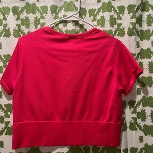 Pink cropped, aerie top